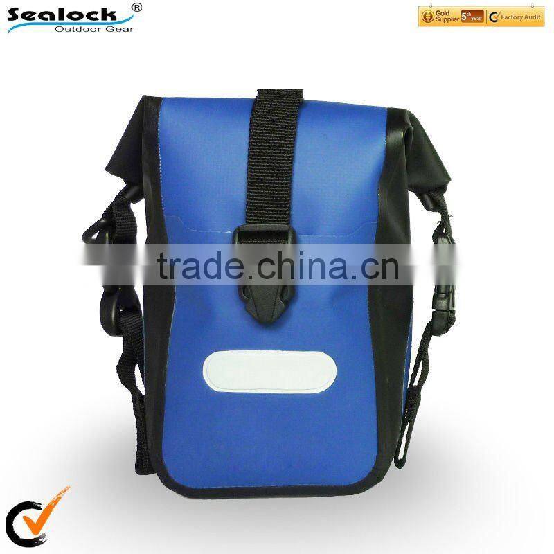 blue travel waterproof waist bag, belt pouch
