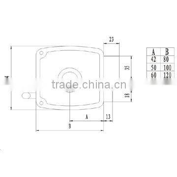 fixed cylinder puller door lock