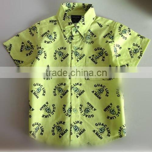 Kids Wear Manufacturer Children Hawaiian Shirt for Kid