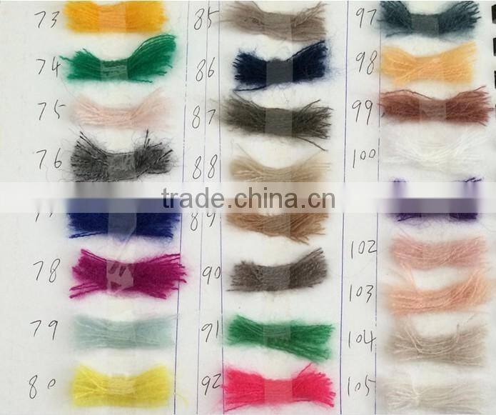13s 100%wool mohair fancy yarn for knitting/weaving