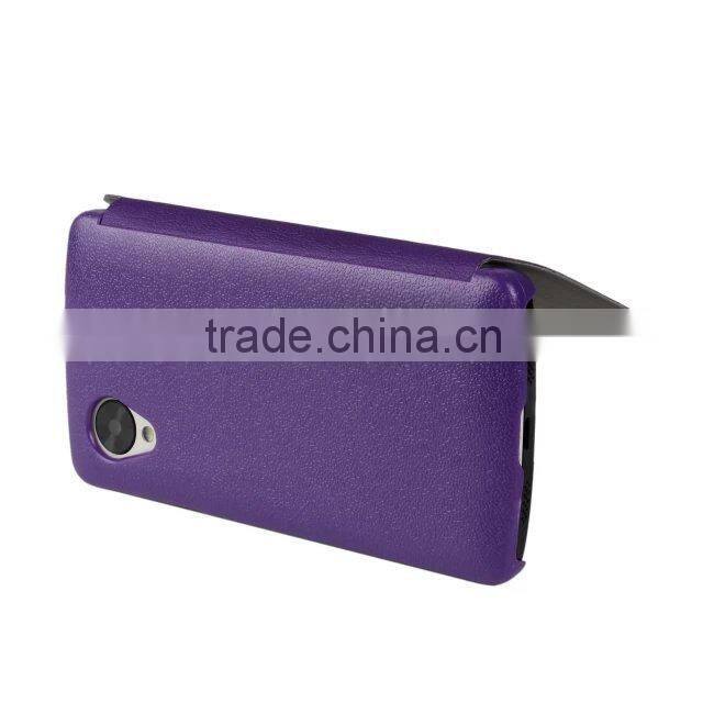 High quality Ultra thin Leather Flip Case Cover Pouch for Mobile Phone LG Nexus 5