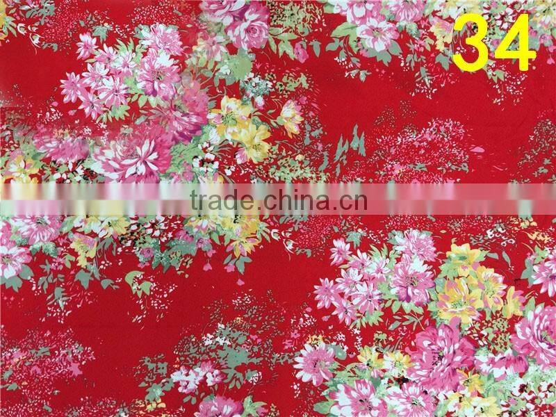 Factory Direct Custom Digital print 100 cotton fabric For Dress