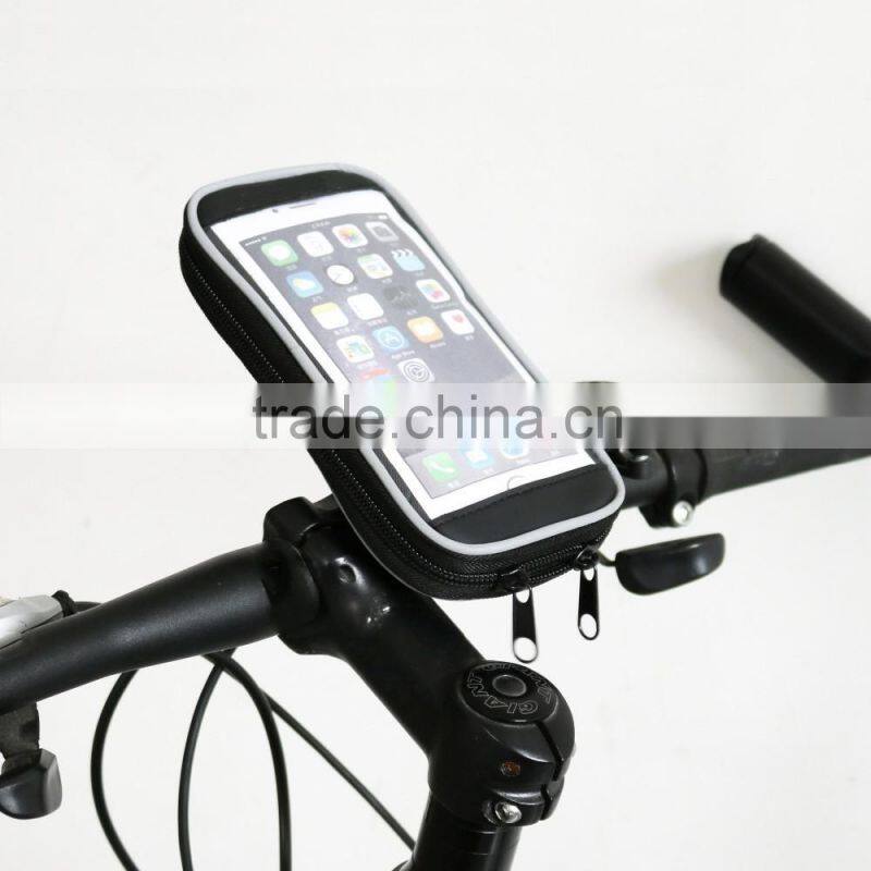 Outdoor Sports Cycling Riding Bicycle Bag for Cellphone Transparent Pouch for Phone