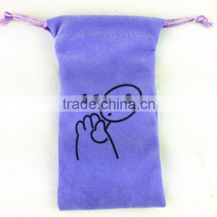 Factory direct! 2016 new customized cell phone sling bag velvet bag