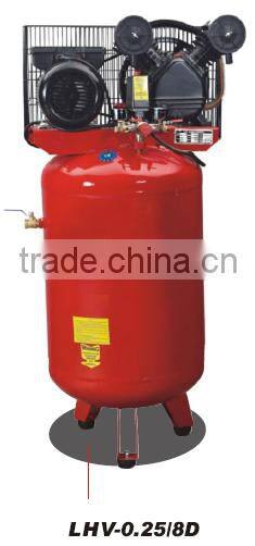 1440RPM 0.75HP 0.55KW 25L 8Bar Oilless piston air compressor