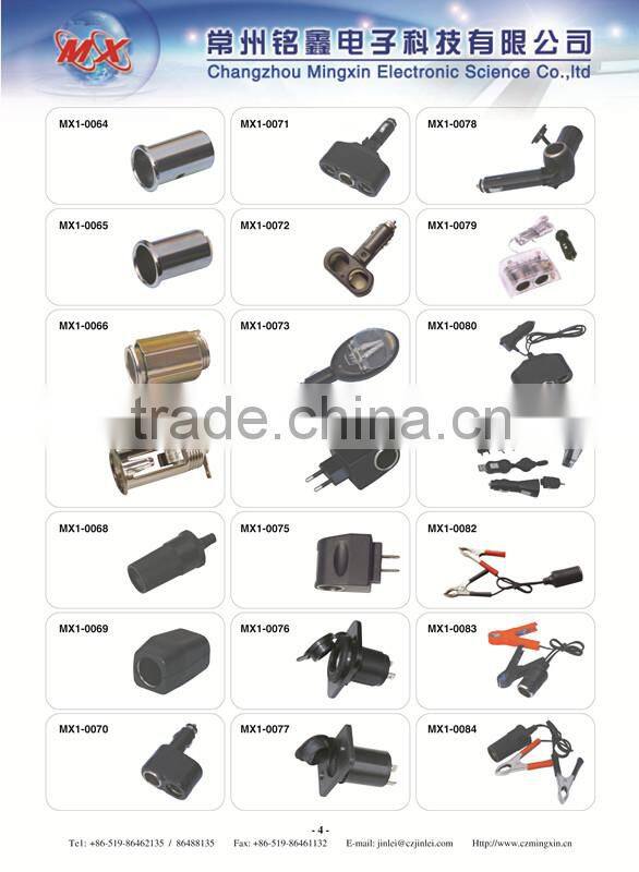 12V ac adapter american style LED light plug cigarette lighter plug cigarette lighter plug cigarette lighter car