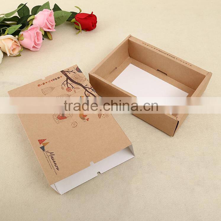 Custom Logo Made Printing Colorful Strong Low Cost Paper Package Design Cardboard Box