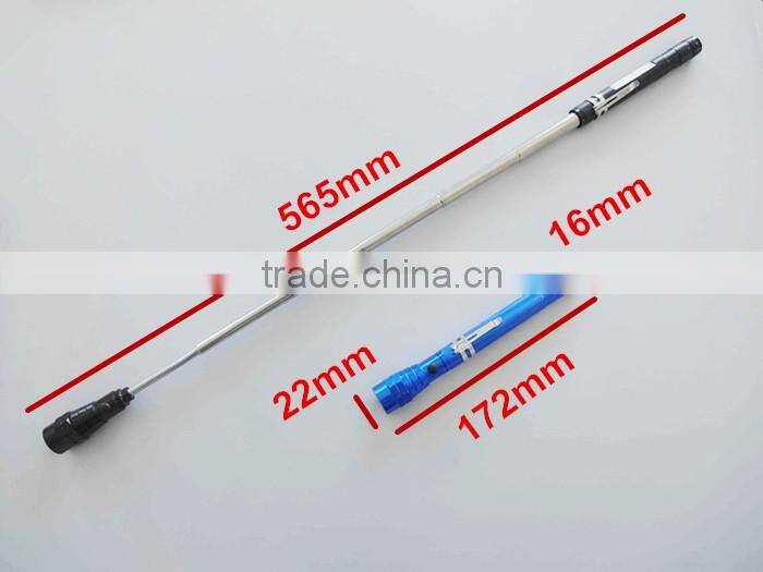Onlystar Ce Rohs Emergency Promotional Torches Bright Handy Lamp Aluminum Work Telescopic Flexible Magnetic Pick Up Flashlight