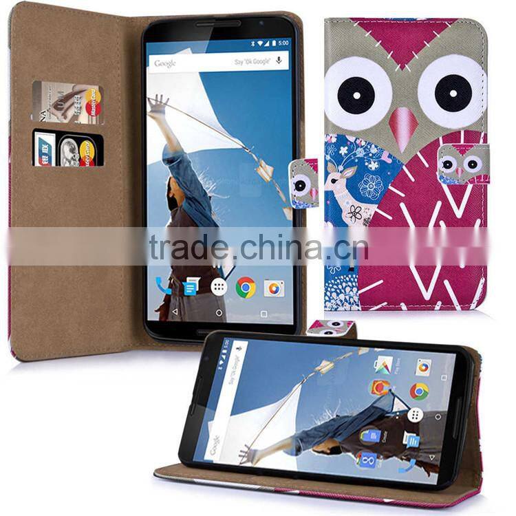 2015 New Leather Case,Printed Wallet Flip Leather Case For Nokia 640 640XL