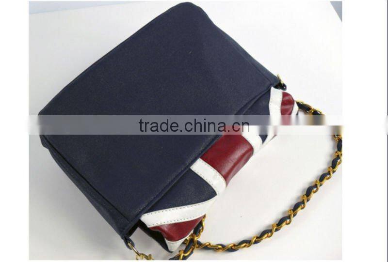 The New England flag Vintage messenger Crossbody Bag chain female