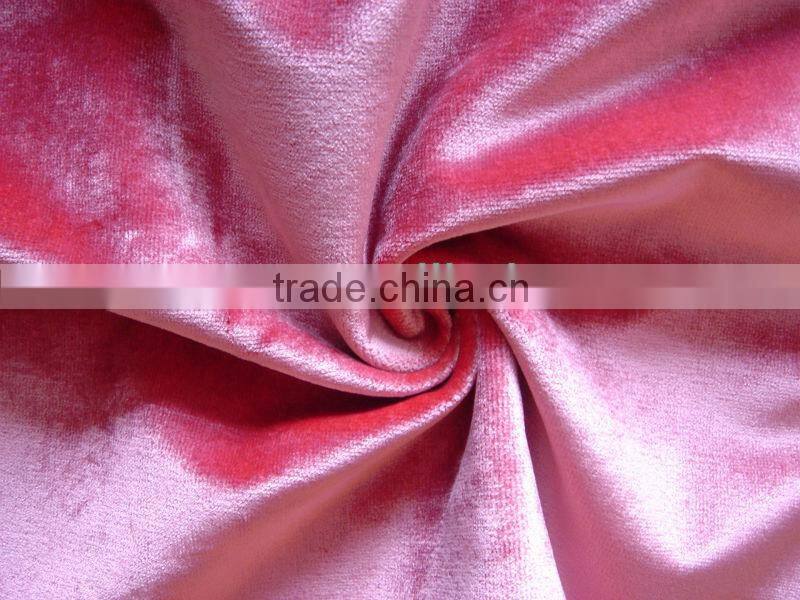 30%cotton 70%rayon plain velvet sofa fabric home textile upholstery