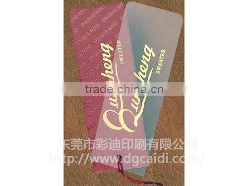 Professional hang tags, garment hang tag, hang tag printing