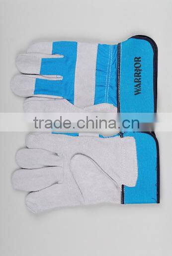 cow leather welding safety work glove/cow split leather welding glove