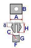 Auto plastic clips and fastener, car spare parts