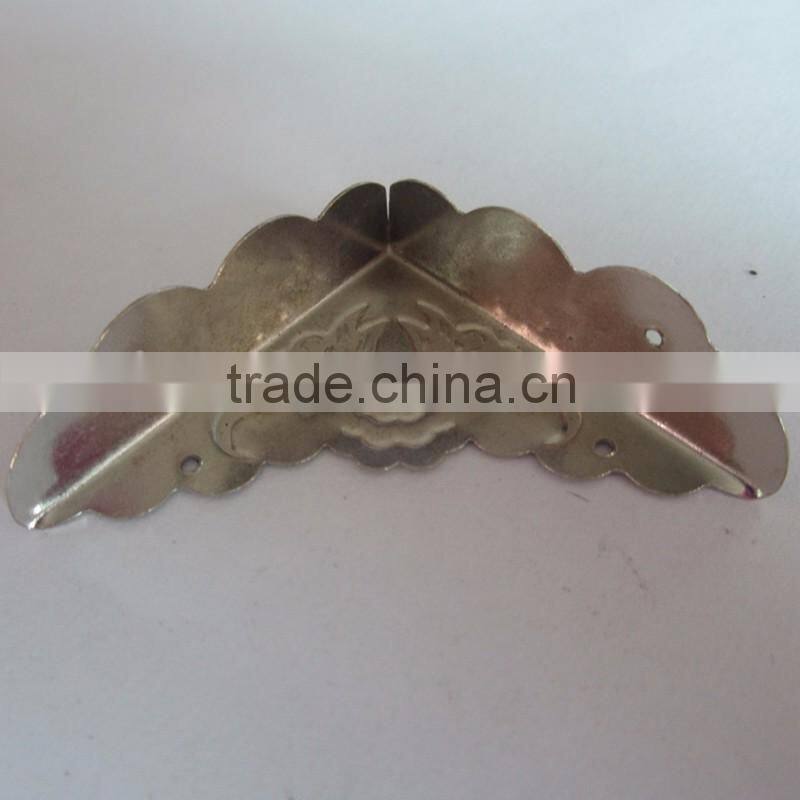 China exported decorative small metal box corner protector For wholesale