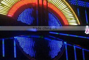 Meteor shower 3D DMX RGB LED digital bar with Madrix software