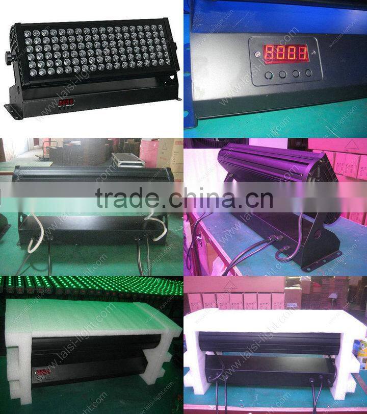 High bright 108pcs RGB LED Wall Washer Light, waterproof stage equipment