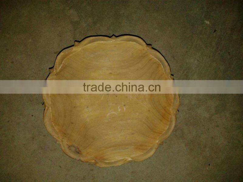 Wooden Root Carving Delicate Snack Plate