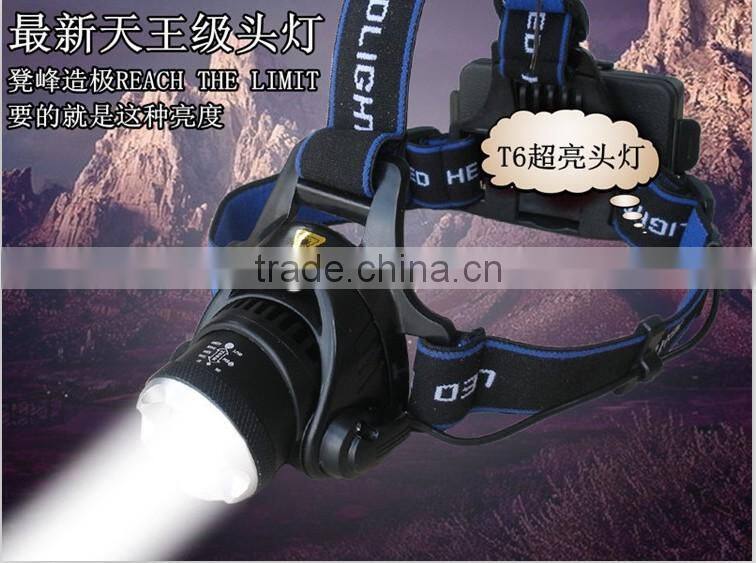 Novelty Design hotsell high quality XML T6 headlight powerful headlamp