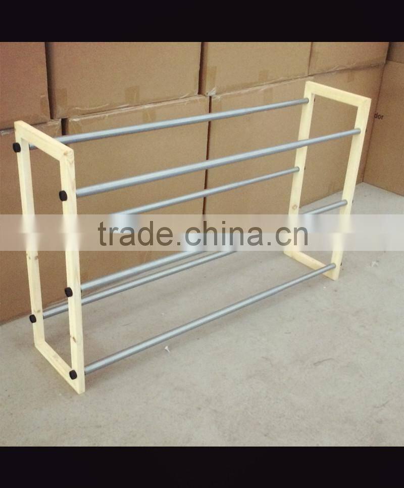 2015 China Manufacture Hot-Sale Fashion Metal Shoe Rack