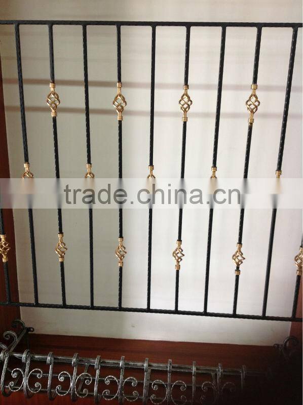Top-selling simple wrought iron window fence