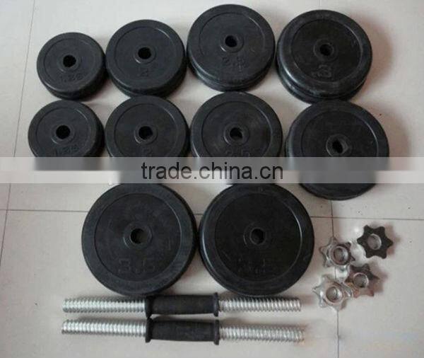 2015 hot sale deluxe rubber wholesale dumbbell for sale