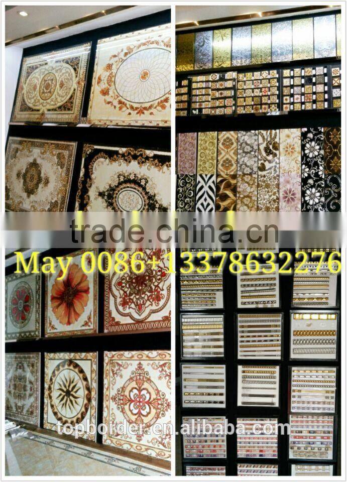 popular design decorted golden&silver border 300*20MM