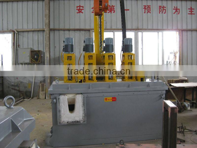 4 rotors in-line molten aluminum degasser