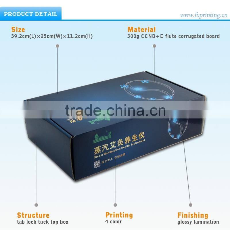 Custom Printed Products Packaging Tuck Top Color Corrugated Box