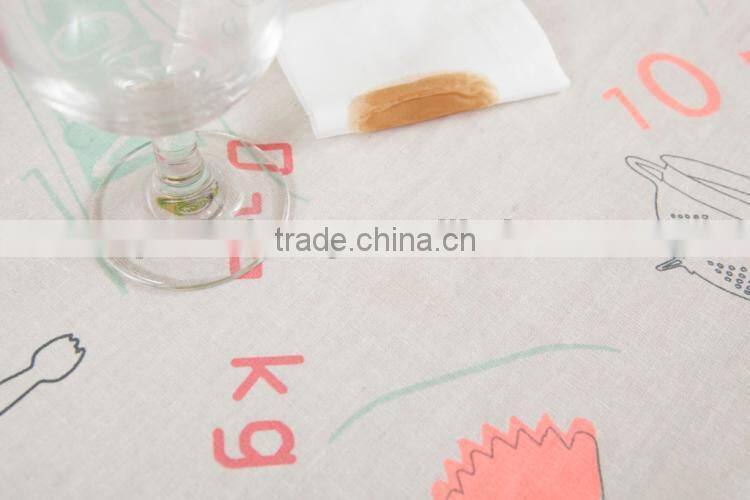 Table cloth in kitchenware oilcloth , custom table cloth, restaurant table decoration