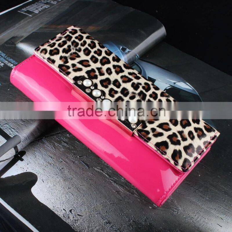 New Design Latest Fashion Leopard print Women Wallet Ladies Wallets Long