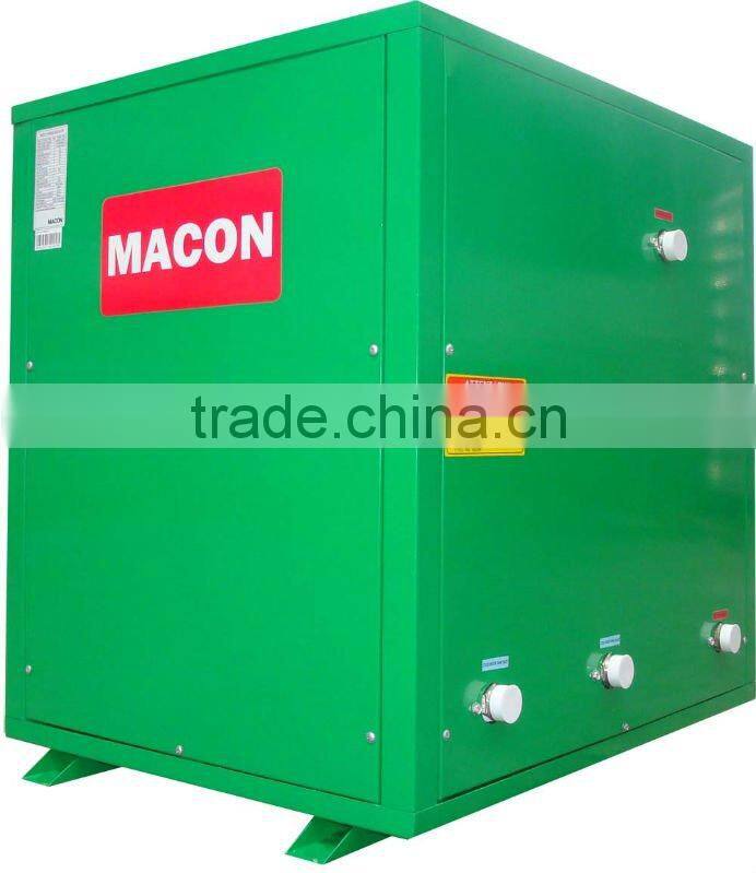 Double source heat pump water heater/chiller