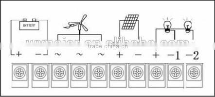 600w 24v wind solar hybrid controller for wind turbine and solar use