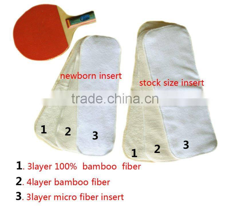 Alva baby three layers microfiber cloth diaper insert
