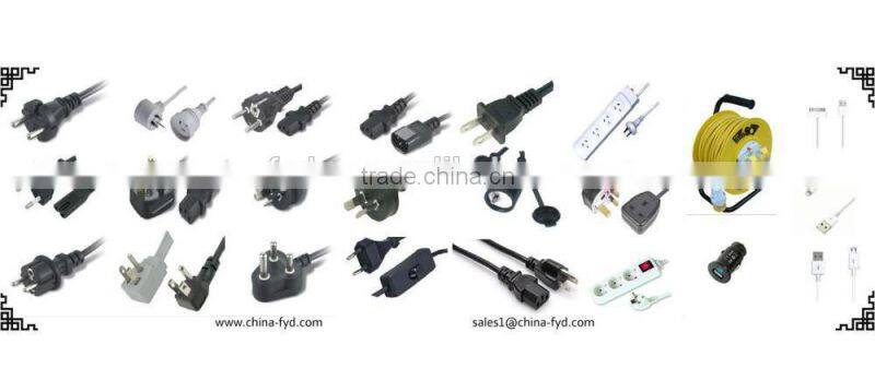 European standard ac VDE power cord plug