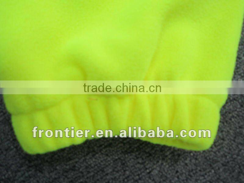 Security fleece jacket with reflecitve tape