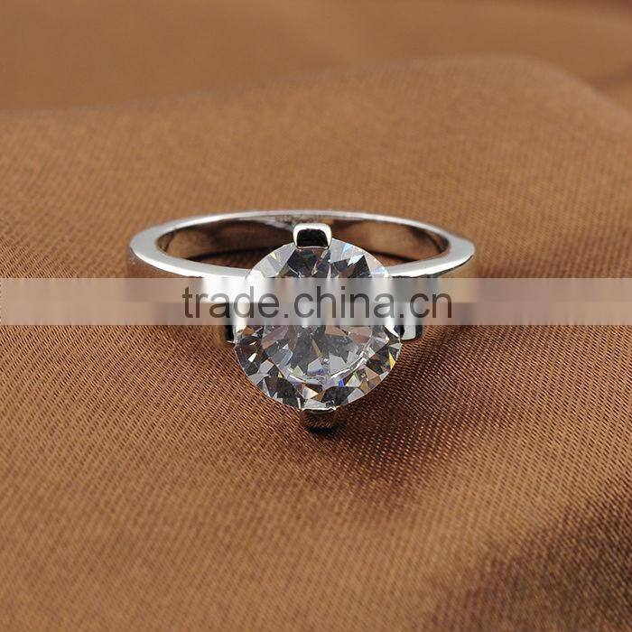 Romantic Cubic Zirconia Women's Ring 18K Diamond Rings