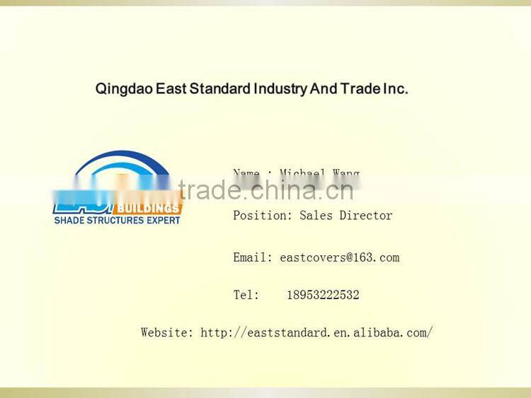 outdoor coated shade net for carport with hardware