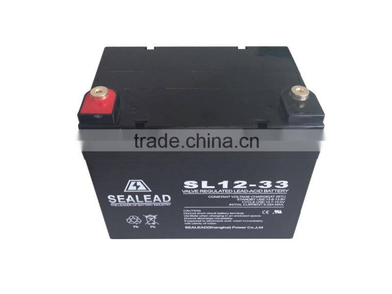 portable power 12v 33AH vrla battery