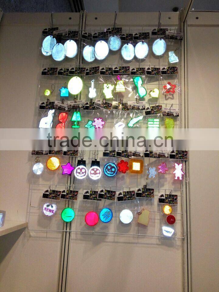 reflective soft PVC keychain