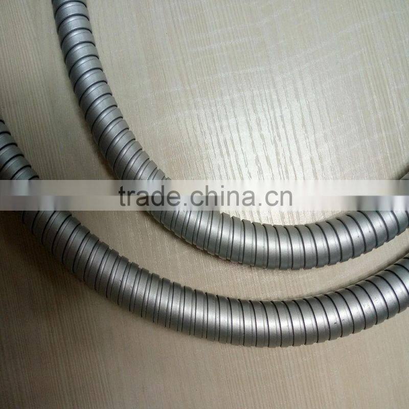 Black finished flexible gooseneck pipe