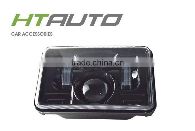 HTAUTO Round LED Headlamp 7'' 60w JK Wrangler LED Headlights,Motorcycle LED Projector Head Light