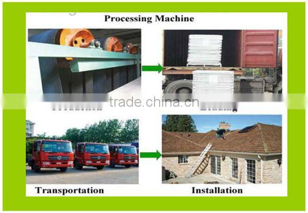 China Red Roofing Asphalt Shingle/Goethe Standard Roofing Tile/Roofing Materials