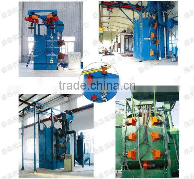 Steel structures hook shot blasting machine for rust removal/shot polishing machine for strengthening