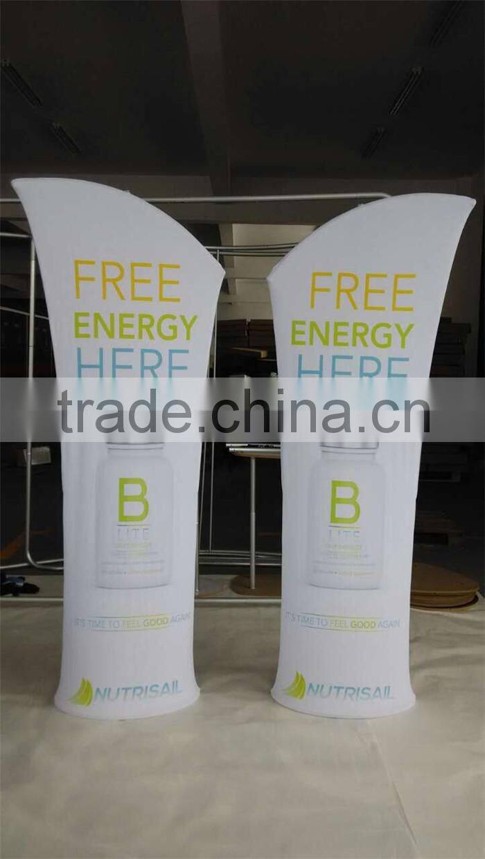 Aluminum Left allure stand display