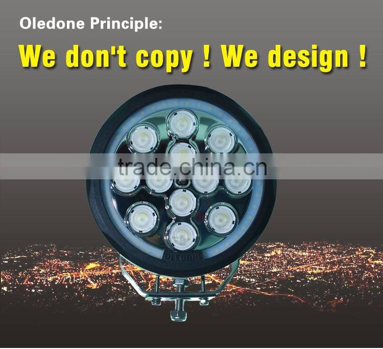 Factory direct offer Oledone IP68 120W SUV spot light ATV UTV Tractor truck offroad LED working light with E-MARK