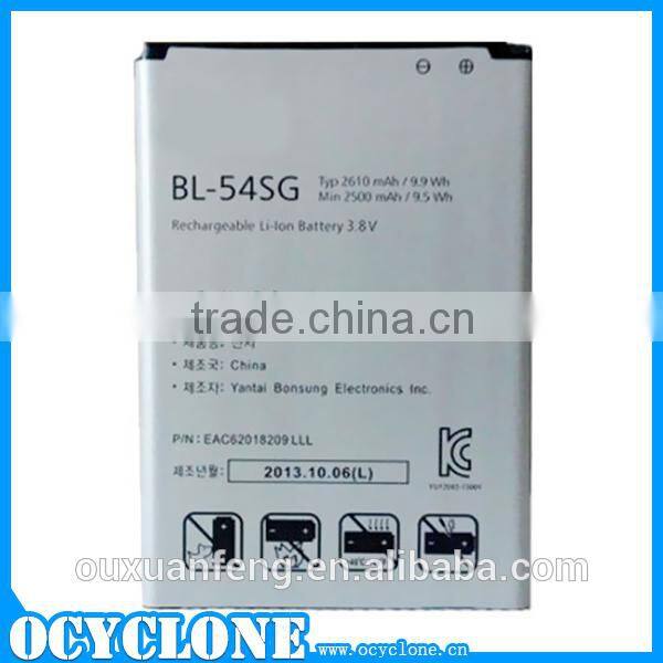 Genuine Mobile Phone Batteries BL54SG For LG F300 F320slk 2610mah