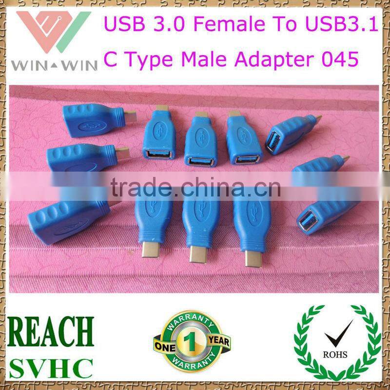 China manufacture USB 3.0 Female To Type C USB 3.1 Adapter 042
