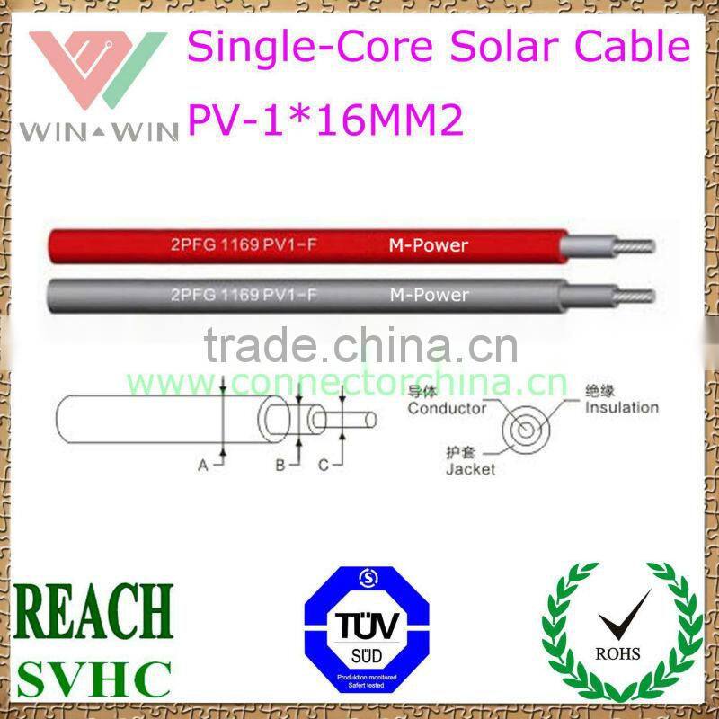 TUV Approval Single Core PV Solar Cable 007
