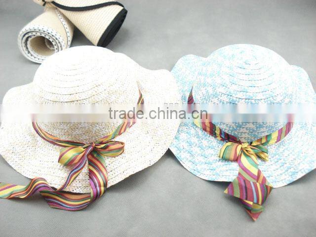 Professional manufacturer best quality wheat straw hats for kids